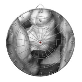 Dartboard Smaakvolle mannelijke naakte bodybuilder Dartbord