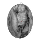 Dartboard Smaakvolle mannelijke naakte bodybuilder Dartbord (Voorkant Links)