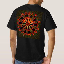 Dartboard Spezialdesign - Strahlen und Supernova T-shirt