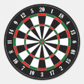 Dartboard Sticker (Voorkant)