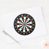 Dartboard Sticker (Envelop)