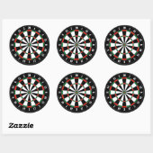 Dartboard Sticker (Vel)