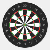 Dartboard Stickers (Voorkant)