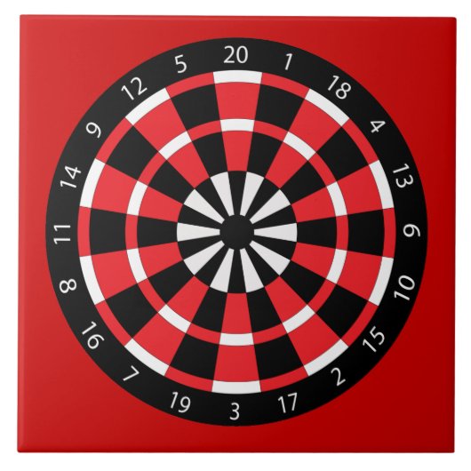 Dartboard Tegeltje (Voorkant)