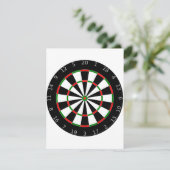 Dartboard-uitnodigingen Kaart (Staand voorkant)