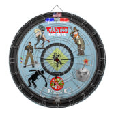 Dartboard van de Politie Dartbord (Voorkant)
