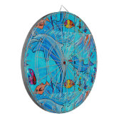 dartboard van dolfijnen zwemmen dartbord (Voorkant Links)