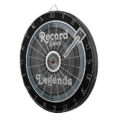 Dartboard van het Muziekdecor van de Legende Recor Dartbord (Voorkant Rechts)