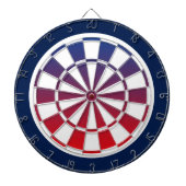 dartboard van marjoin blauw , wit en rood dartbord (Voorkant)