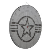 Dartboard van Militaire Star Metal Cage Dartbord (Voorkant Links)