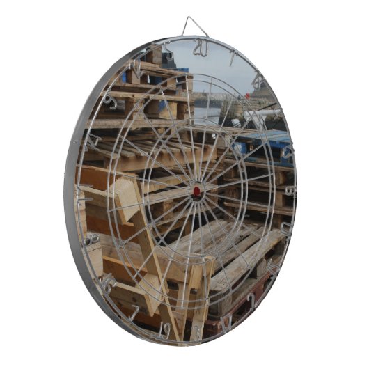Dartboard van Wooden Pallets Dartbord (Voorkant Links)