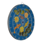 Dartboard - vispijp dartbord (Voorkant Links)
