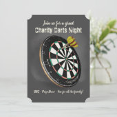 Dartboard voor Dartboard en Chalkboard van Darts-t Kaart (Staand voorkant)