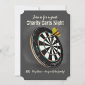 Dartboard voor Dartboard en Chalkboard van Darts-t Kaart (Voorkant)