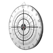 Dartboard voor doelpraktijk dartbord (Voorkant Rechts)