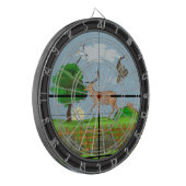 Dartboard voor jagen over riffelbereik dartbord (Voorkant Links)