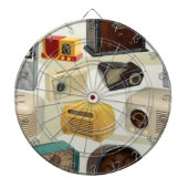  Dartboard voor metalen radios Dartbord (Voorkant)