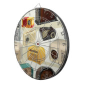  Dartboard voor metalen radios Dartbord (Voorkant Rechts)