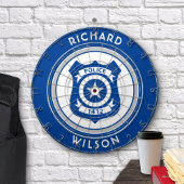 Dartboard voor politie-emblem dartbord