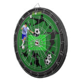Dartboard voor Voetbal (football) Dartbord (Voorkant Rechts)