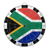 Dartboard voor Zuid-Afrika en Afrikaanse vlag/spel Dartbord (Voorkant)