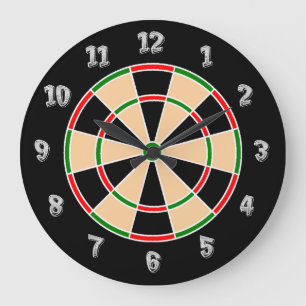 Dartboard Wall klok. Grote Klok