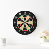 Dartboard Wall klok. Grote Klok (Huis)