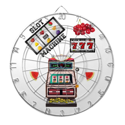 Dartboard White Casino Dartbord (Voorkant)