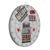 Dartboard White Casino Dartbord (Voorkant Links)