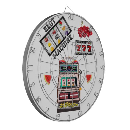 Dartboard White Casino Dartbord (Voorkant Links)