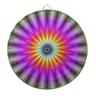 Dartboard-wiel van kleur dartbord