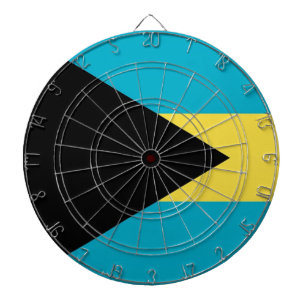 Dartboard with Flag of Bahamas Dartbord