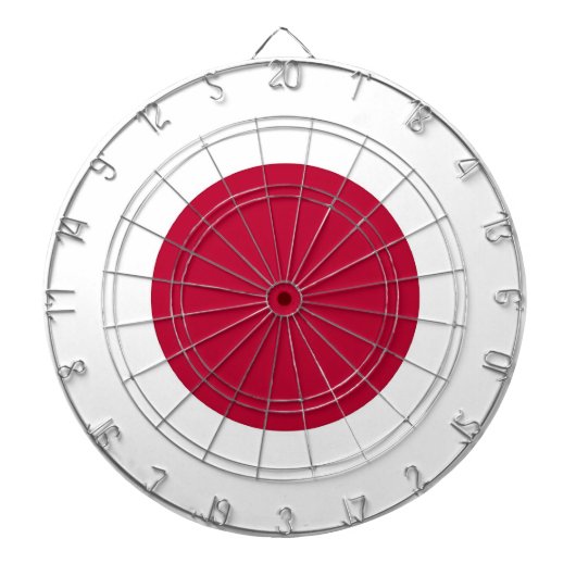 Dartboard with Flag of Japan Dartbord (Voorkant)