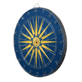 Dartboard with Flag of Macedonia, Greece Dartbord (Voorkant Rechts)