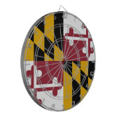 Dartboard with Flag of Maryland, USA Dartbord (Voorkant Links)