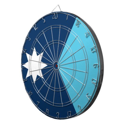Dartboard with Flag of Minnesota, USA Dartbord (Voorkant Rechts)