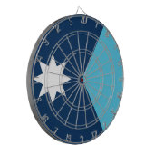 Dartboard with Flag of Minnesota, USA Dartbord (Voorkant Links)