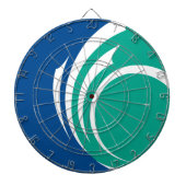 Dartboard with Flag of Ottawa, Canada Dartbord (Voorkant)