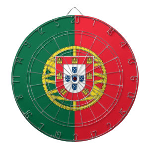 Dartboard with Flag of Portugal Dartbord