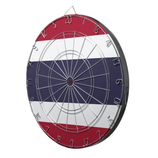 Dartboard with Flag of Thailand Dartbord (Voorkant Rechts)