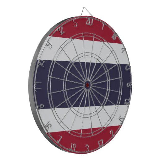 Dartboard with Flag of Thailand Dartbord (Voorkant Links)