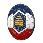Dartboard with Flag of Utah State, USA Dartbord (Voorkant Rechts)