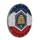Dartboard with Flag of Utah State, USA Dartbord (Voorkant Links)