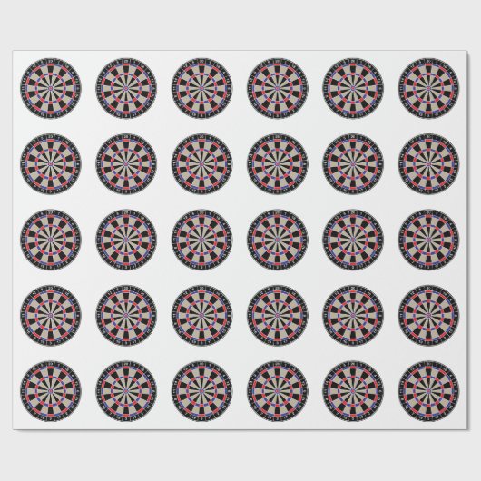 Dartboard wrapping papier (Vlak)