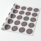 Dartboard wrapping papier (Uitgerold)
