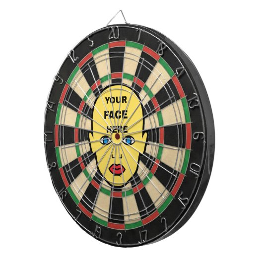 Dartboard Your Face Here Dartbord (Voorkant Rechts)