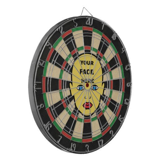  Dartboard Your Face Here  Dartbord (Voorkant Links)