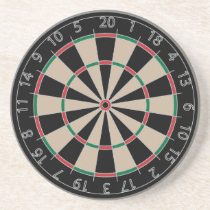 Dartboard Zandsteen Onderzetter