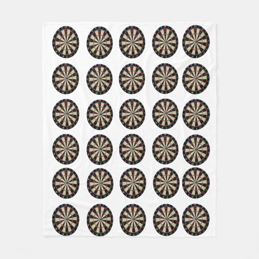 Dartboards Bullseye Pattern, Medium Fleece Blanket (Voorkant)