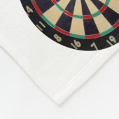 Dartboards Bullseye Pattern, Medium Fleece Blanket Deken (Hoek)